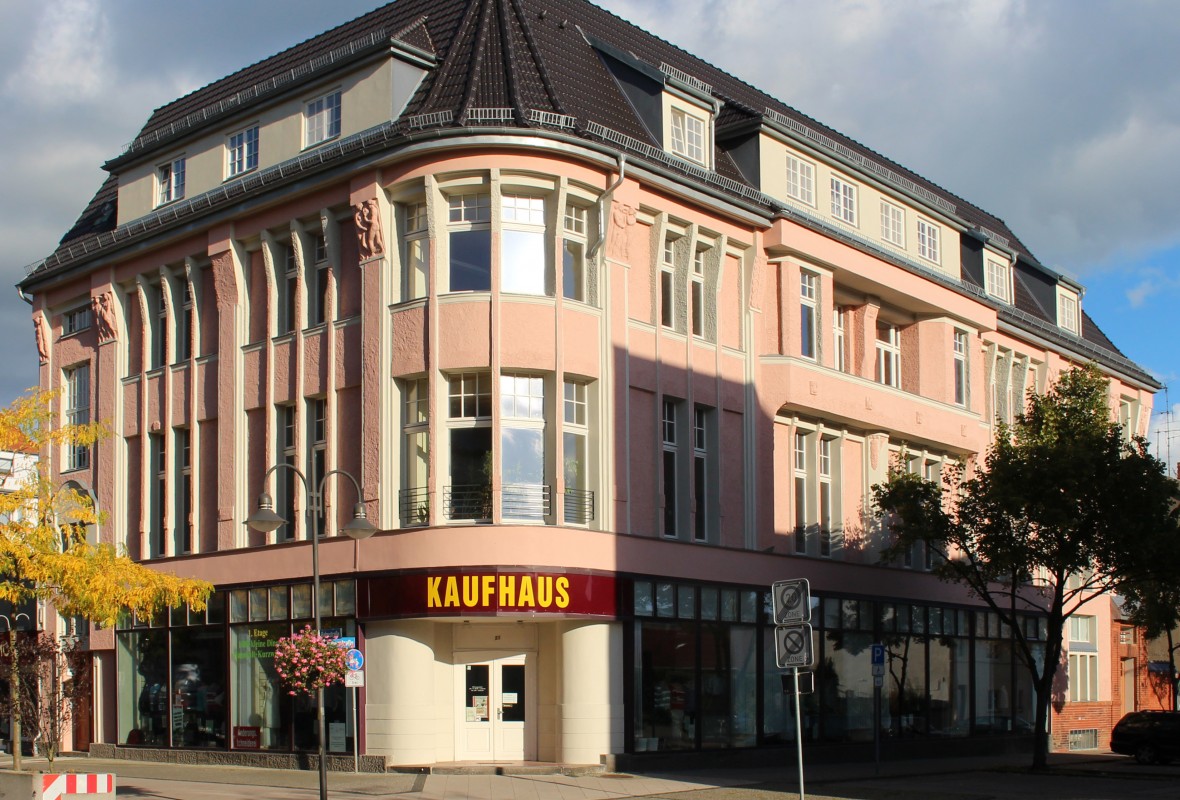 Ansicht - Sanierung Kaufhaus in Wittenberge im Jahr 2012